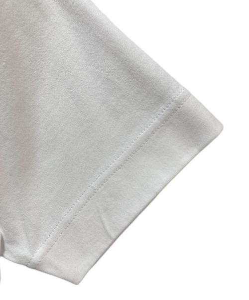 SHINYA KOZUKA（シンヤコズカ）SHINYA KOZUKA (シンヤコズカ) SHINYA KOZUKA（シンヤ コズカ）プリントTシャツ ホワイト×ブルー サイズ:Sの古着・服飾アイテム