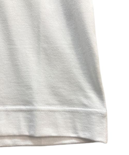 SHINYA KOZUKA（シンヤコズカ）SHINYA KOZUKA (シンヤコズカ) SHINYA KOZUKA（シンヤ コズカ）プリントTシャツ ホワイト×ブルー サイズ:Sの古着・服飾アイテム