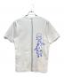 SHINYA KOZUKA (シンヤコズカ) SHINYA KOZUKA（シンヤ コズカ）プリントTシャツ ホワイト×ブルー サイズ:S：9000円