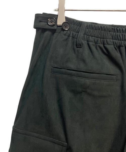 Essay（エッセイ）Essay (エッセイ) Synthetic Suede Wide Military Trousers ブラック サイズ:2の古着・服飾アイテム