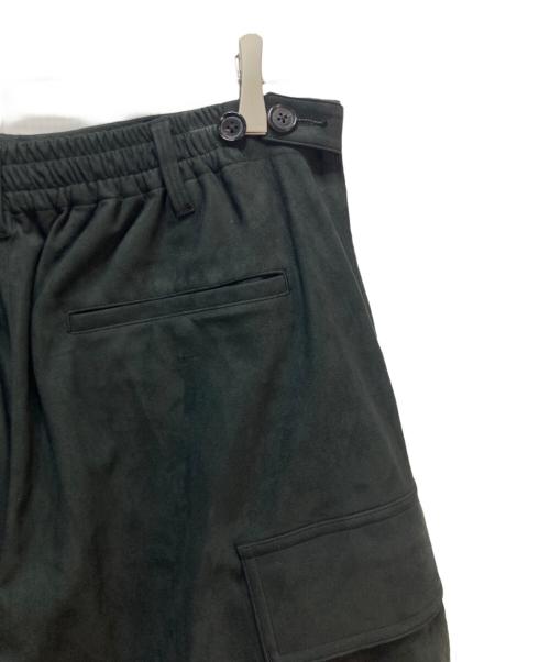Essay（エッセイ）Essay (エッセイ) Synthetic Suede Wide Military Trousers ブラック サイズ:2の古着・服飾アイテム