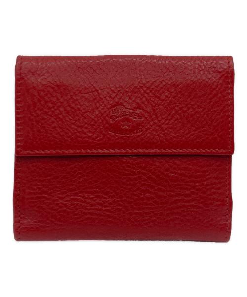 IL BISONTE（イル ビゾンテ）IL BISONTE (イル ビゾンテ) IL BISONTE(イル ビゾンテ) 2つ折り財布 レッドの古着・服飾アイテム