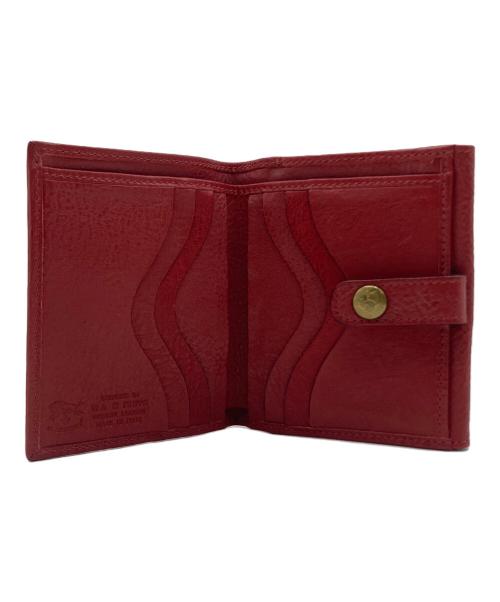 IL BISONTE（イル ビゾンテ）IL BISONTE (イル ビゾンテ) IL BISONTE(イル ビゾンテ) 2つ折り財布 レッドの古着・服飾アイテム