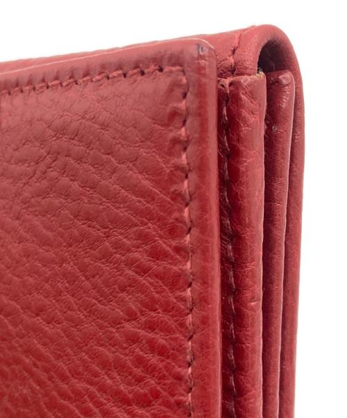 IL BISONTE（イル ビゾンテ）IL BISONTE (イル ビゾンテ) IL BISONTE(イル ビゾンテ) 2つ折り財布 レッドの古着・服飾アイテム