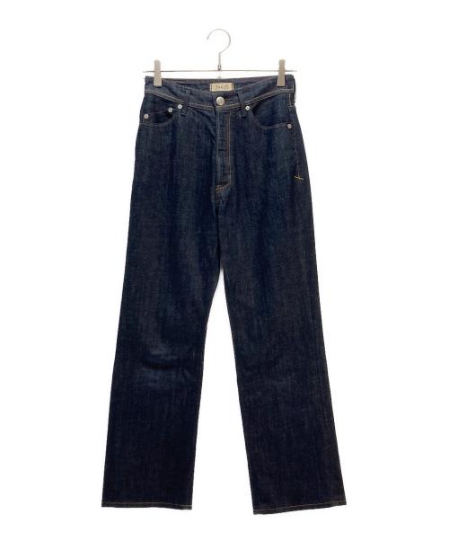 YANUK（ヤヌーク）YANUK (ヤヌーク) YANUK ストレート LOUISE ネイビー サイズ:25の古着・服飾アイテム