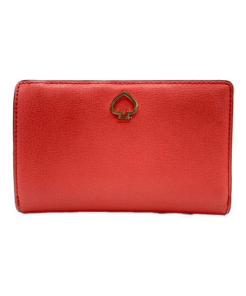 Kate Spade（ケイトスペード）Kate Spade (ケイトスペード) Kate Spade（ケイトスペード）2つ折り財布 レッドの古着・服飾アイテム