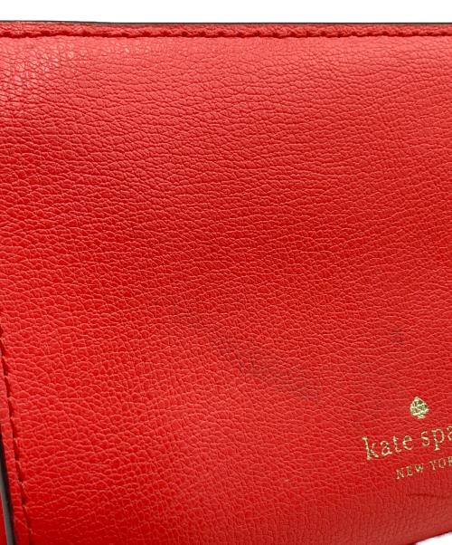 Kate Spade（ケイトスペード）Kate Spade (ケイトスペード) Kate Spade（ケイトスペード）2つ折り財布 レッドの古着・服飾アイテム