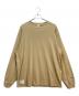 Champion（チャンピオン）の古着「ACADEMY LS COTTON ロングスリーブカットソー」｜ベージュ