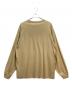 Champion (チャンピオン) WTAPS (ダブルタップス) ACADEMY LS COTTON ロングスリーブカットソー ベージュ サイズ:XL：8000円