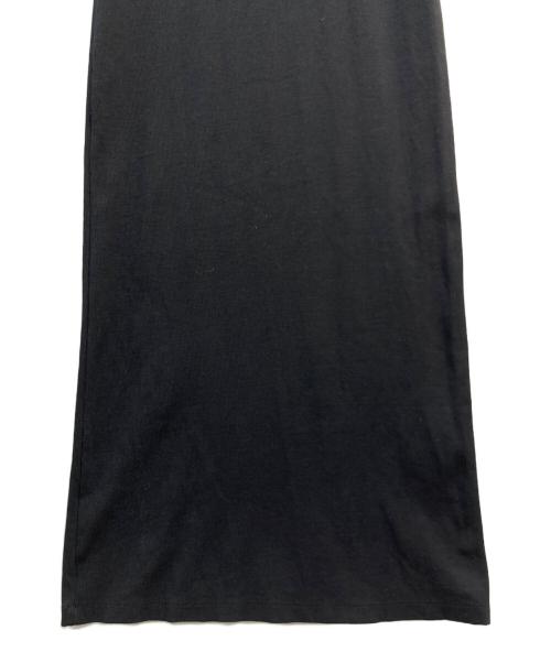 MARINE SERRE（マリーンセル）MARINE SERRE (マリーンセル) MOON LOGO RIBBED JERSEY TUBE DRESS ブラック サイズ:XSの古着・服飾アイテム