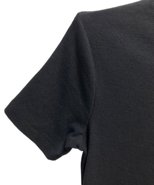 MARINE SERRE（マリーンセル）MARINE SERRE (マリーンセル) MOON LOGO RIBBED JERSEY TUBE DRESS ブラック サイズ:XSの古着・服飾アイテム