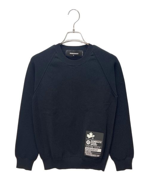 DSQUARED2（ディースクエアード）DSQUARED2 (ディースクエアード) DSQUARED2 ニット ブラック サイズ:SIZE Mの古着・服飾アイテム