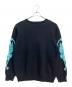 nakarenya (ナカ レンヤ) MINERAL (ミネラル) nakarenya × MINERAL Knit sweater ブラック×ブルー サイズ:XL：8000円