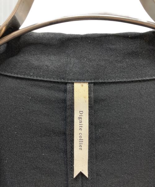 Dignite collier（ディニテ コリエ）Dignite collier (ディニテ コリエ) Dignite collier（ディニテ コリエ）ビッグスリーブレス ジャケット ブラック サイズ:Ｆの古着・服飾アイテム