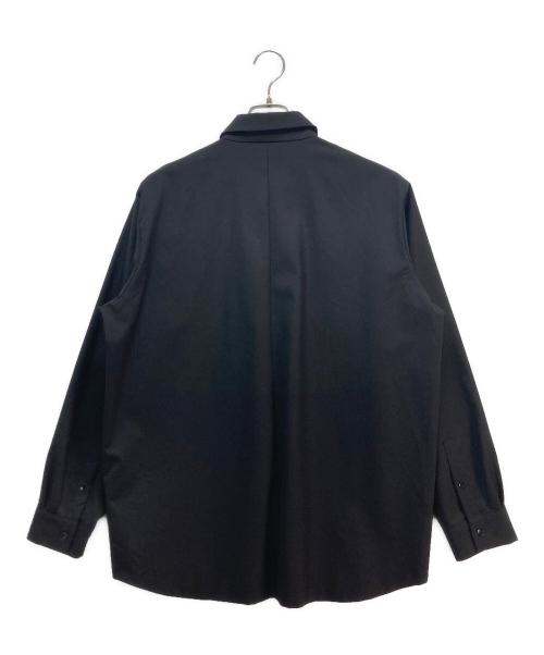 ATON（エイトン）ATON (エイトン) WOOL TROPICAL STANDARD SHIRT ブラック サイズ:06の古着・服飾アイテム