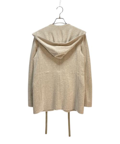 theory（セオリー）theory (セオリー) theory（セオリー）22AW DOUBLE KNIT LT N HOODED DRAPE JK アイボリー サイズ:Pの古着・服飾アイテム