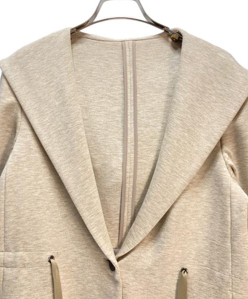 theory（セオリー）theory (セオリー) theory（セオリー）22AW DOUBLE KNIT LT N HOODED DRAPE JK アイボリー サイズ:Pの古着・服飾アイテム