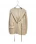 theory（セオリー）の古着「theory（セオリー）22AW DOUBLE KNIT LT N HOODED DRAPE JK」｜アイボリー
