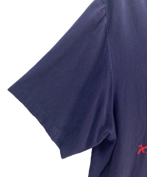 X-LARGE（エクストララージ）X-LARGE (エクストララージ) X-LARGE 刺繍シャツ ネイビー×ブラック サイズ:Mの古着・服飾アイテム