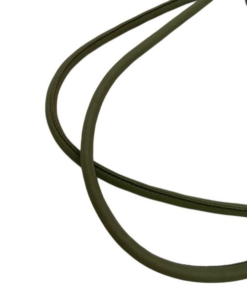 PRADA（プラダ）PRADA (プラダ) PRADA ロゴプレート ハンドバッグ グリーンの古着・服飾アイテム