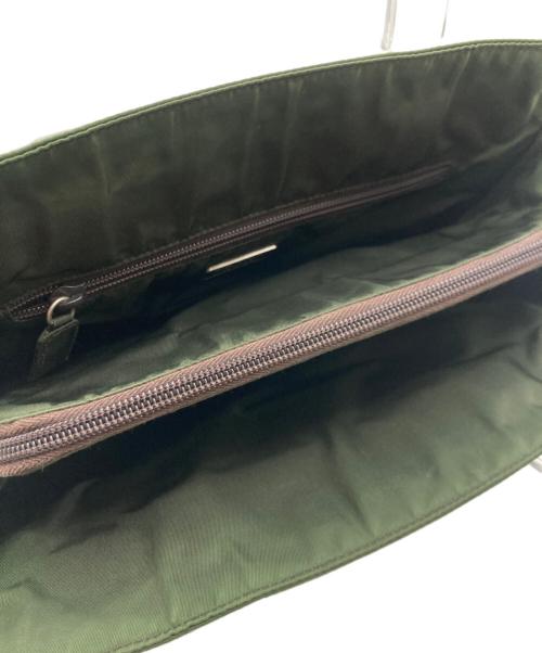 PRADA（プラダ）PRADA (プラダ) PRADA クリアハンドル ハンドバッグ オリーブの古着・服飾アイテム