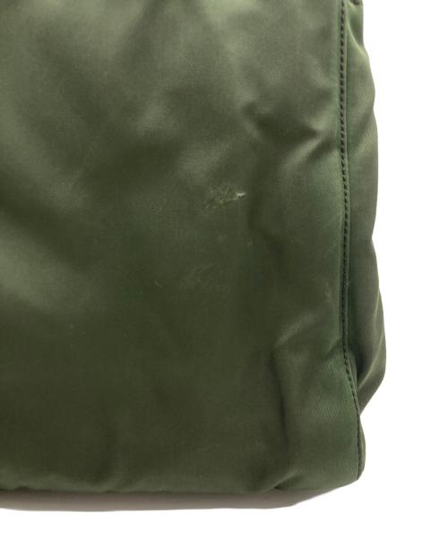 PRADA（プラダ）PRADA (プラダ) PRADA クリアハンドル ハンドバッグ オリーブの古着・服飾アイテム