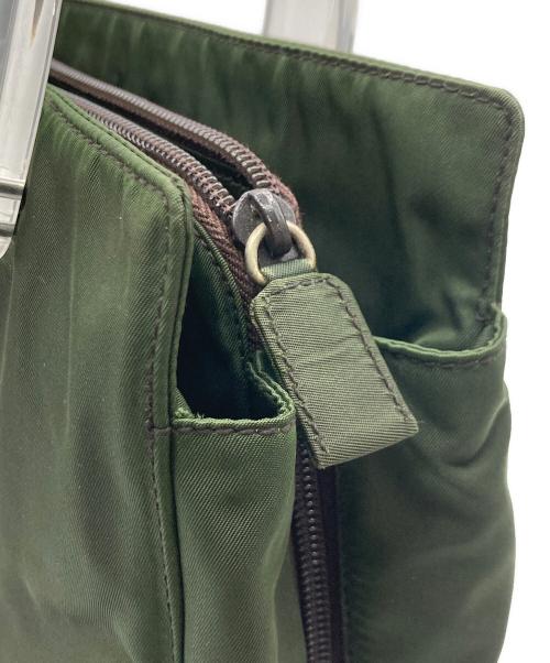 PRADA（プラダ）PRADA (プラダ) PRADA クリアハンドル ハンドバッグ オリーブの古着・服飾アイテム