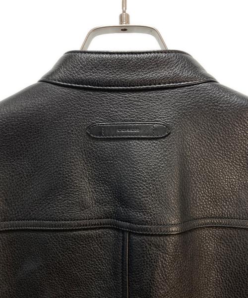 COACH（コーチ）COACH (コーチ) COACH シングルライダースジャケット ブラック サイズ:Sの古着・服飾アイテム