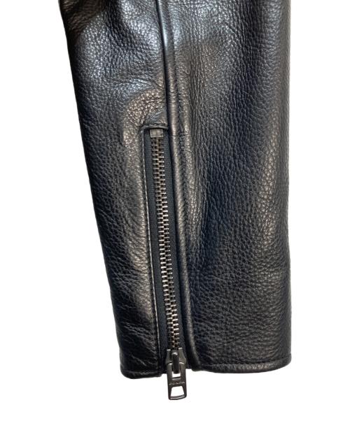 COACH（コーチ）COACH (コーチ) COACH シングルライダースジャケット ブラック サイズ:Sの古着・服飾アイテム