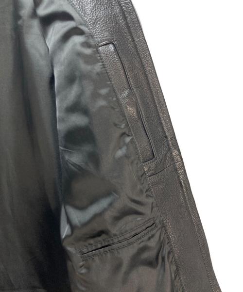 COACH（コーチ）COACH (コーチ) COACH シングルライダースジャケット ブラック サイズ:Sの古着・服飾アイテム