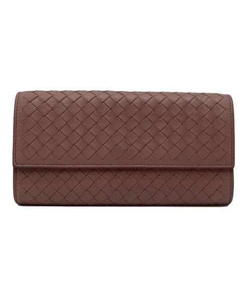 BOTTEGA VENETA（ボッテガベネタ）BOTTEGA VENETA (ボッテガベネタ) BOTTEGA VENETA 長財布 ピンクの古着・服飾アイテム