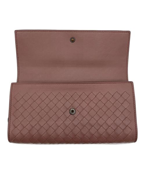 BOTTEGA VENETA（ボッテガベネタ）BOTTEGA VENETA (ボッテガベネタ) BOTTEGA VENETA 長財布 ピンクの古着・服飾アイテム