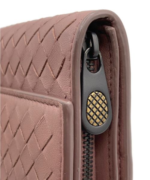 BOTTEGA VENETA（ボッテガベネタ）BOTTEGA VENETA (ボッテガベネタ) BOTTEGA VENETA 長財布 ピンクの古着・服飾アイテム