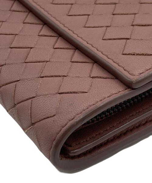 BOTTEGA VENETA（ボッテガベネタ）BOTTEGA VENETA (ボッテガベネタ) BOTTEGA VENETA 長財布 ピンクの古着・服飾アイテム