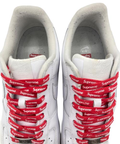 NIKE（ナイキ）NIKE (ナイキ) SUPREME (シュプリーム) SUPREME × NIKE AIR FORCE 1 LOW ホワイト サイズ:US 9.5の古着・服飾アイテム