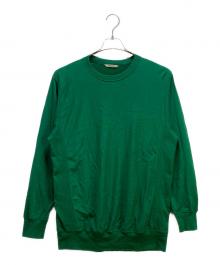 AURALEE（オーラリー）の古着「AURALEE スウェットプルオーバー」｜グリーン
