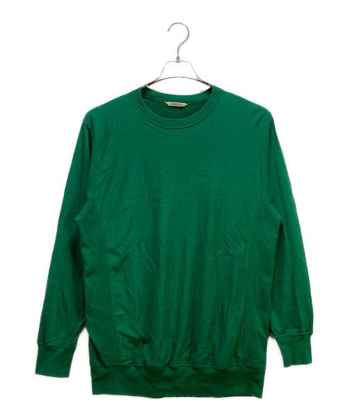 AURALEE（オーラリー）AURALEE (オーラリー) AURALEE スウェットプルオーバー グリーン サイズ:4の古着・服飾アイテム