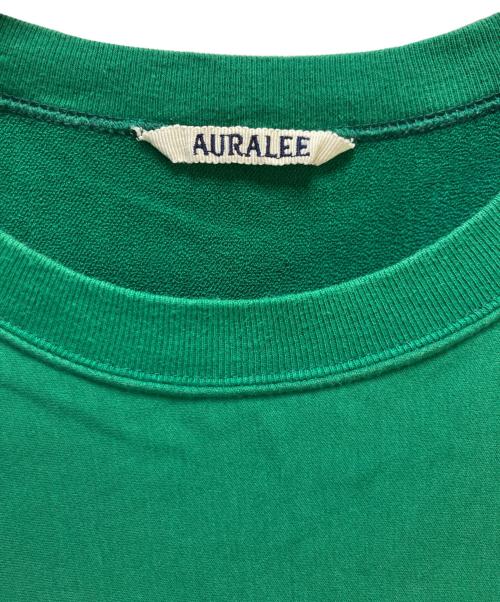 AURALEE（オーラリー）AURALEE (オーラリー) AURALEE スウェットプルオーバー グリーン サイズ:4の古着・服飾アイテム