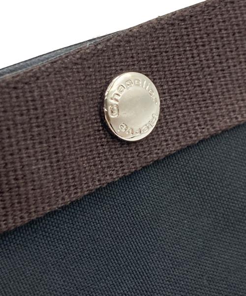 Herve Chapelier（エルベシャプリエ）Herve Chapelier (エルベシャプリエ) コーデュラ舟型トートS ブラック×ブラウンの古着・服飾アイテム