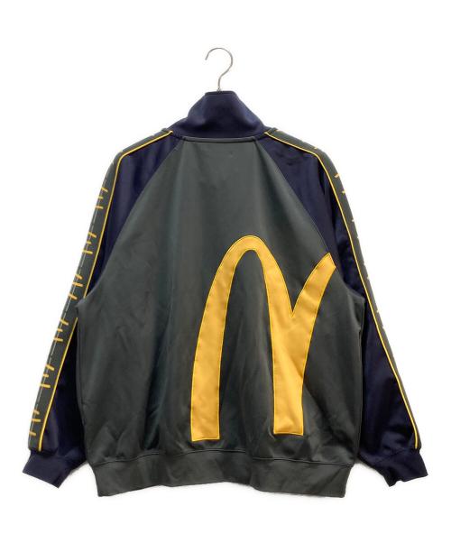 graniph（グラニフ）graniph (グラニフ) ティロリライン トラックジャケット グレー×ネイビー サイズ:Lの古着・服飾アイテム