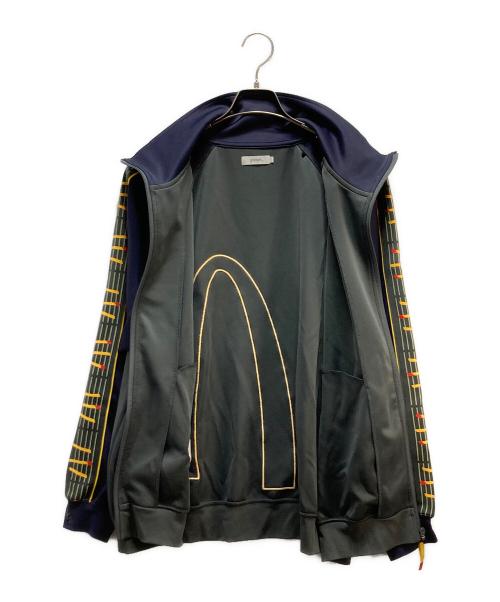 graniph（グラニフ）graniph (グラニフ) ティロリライン トラックジャケット グレー×ネイビー サイズ:Lの古着・服飾アイテム