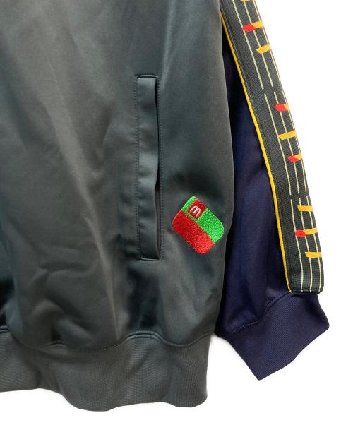 graniph（グラニフ）graniph (グラニフ) ティロリライン トラックジャケット グレー×ネイビー サイズ:Lの古着・服飾アイテム