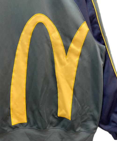 graniph（グラニフ）graniph (グラニフ) ティロリライン トラックジャケット グレー×ネイビー サイズ:Lの古着・服飾アイテム