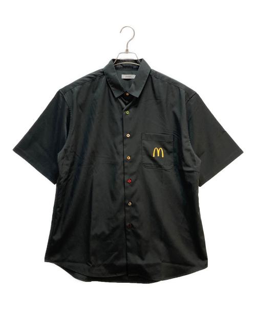 graniph（グラニフ）graniph (グラニフ) What′s in the Burger ルーズフィット半袖シャツ グレー サイズ:Lの古着・服飾アイテム
