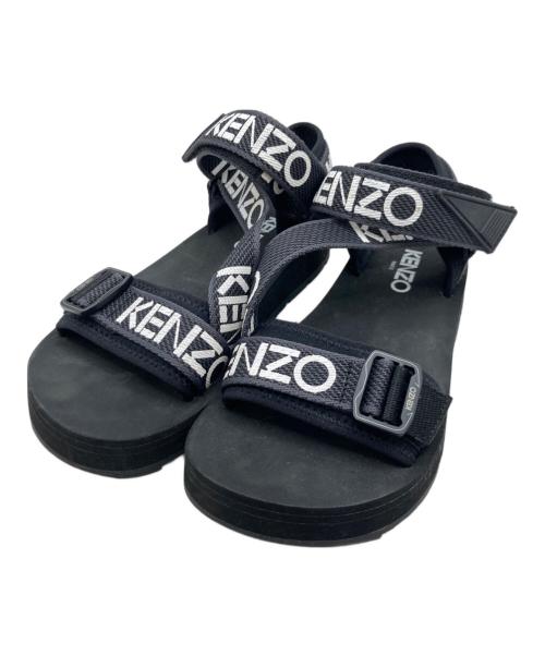 KENZO（ケンゾー）KENZO (ケンゾー) ビーチサンダル ブラック サイズ:36の古着・服飾アイテム