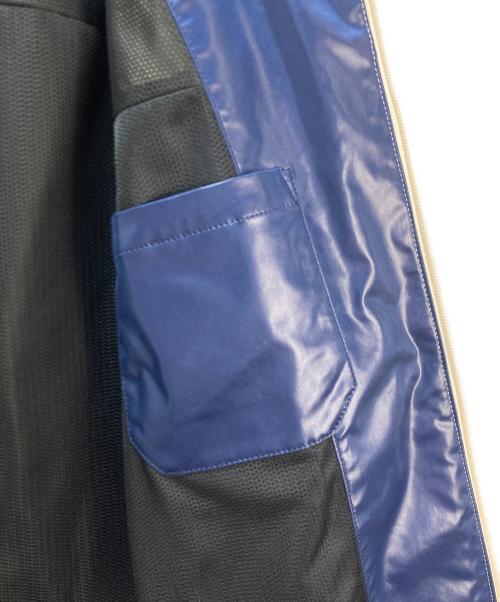 JUNYA WATANABE COMME des GARCONS（(ジュンヤワタナベ コムデギャルソン）JUNYA WATANABE COMME des GARCONS ((ジュンヤワタナベ コムデギャルソン) ジャミロクワイ バイカラーブルゾン グリーン×ネイビー サイズ:Mの古着・服飾アイテム