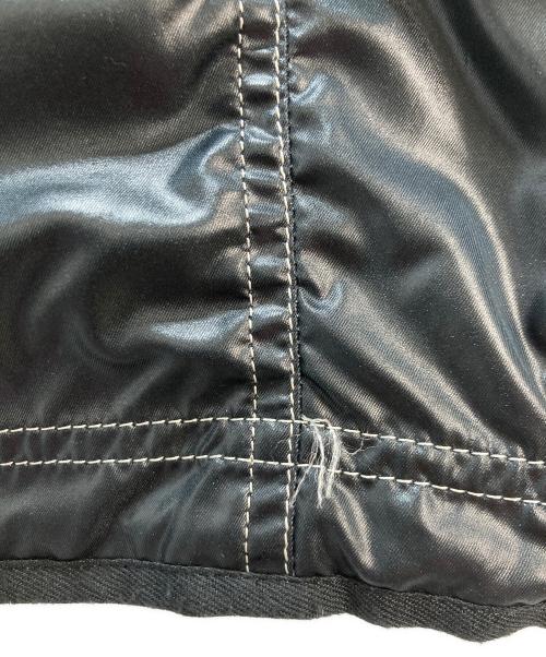 JUNYA WATANABE COMME des GARCONS（(ジュンヤワタナベ コムデギャルソン）JUNYA WATANABE COMME des GARCONS ((ジュンヤワタナベ コムデギャルソン) ジャミロクワイ バイカラーブルゾン グリーン×ネイビー サイズ:Mの古着・服飾アイテム