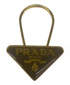 PRADAプラダ）の古着「キーリング」｜ゴールド×カーキ