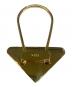 PRADA (プラダ) キーリング ゴールド×カーキ：7000円