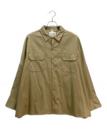 SHINYA KOZUKA×Dickies（シンヤコズカ×ディッキーズ）の古着「Giant Work Shirt」｜ベージュ